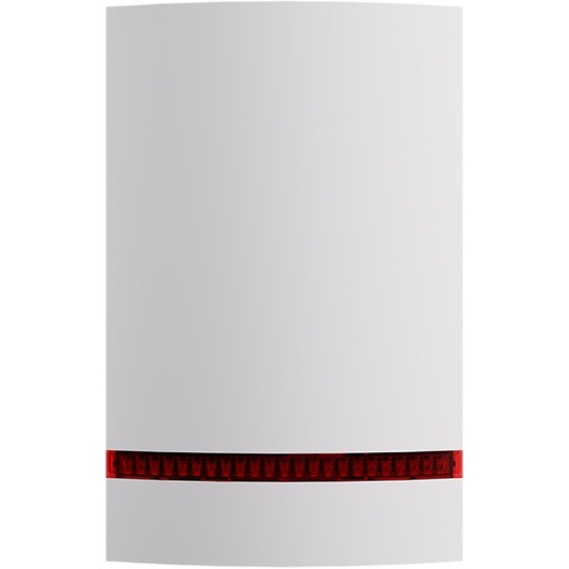 [M-AJA-JA-1XA-C-WH] Jablotron Gehäusefront für Funk-Aussensirene, weiss, rote Kalotte, ohne Logo