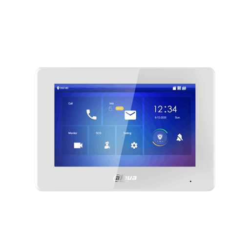 [M-SDA-VTH5422HW] Dahua Touch-Screen-Monitor 7", 2-Draht, IP-Schnittstelle, weiss